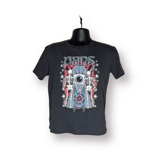 Vans Gem N Eye Relaxed Grunge VTG T-Shirt Black Goth Shirt Size Medium‎